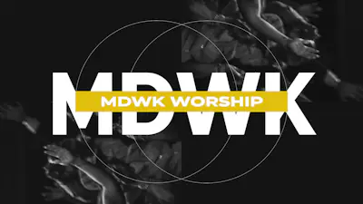 Midweek Worship Sideways Images Circles | Church Motion Graphics