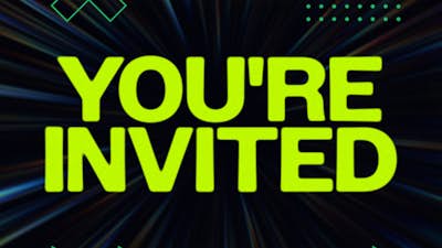 Lightspeed Rays You're Invited Story | Church Motion Graphics